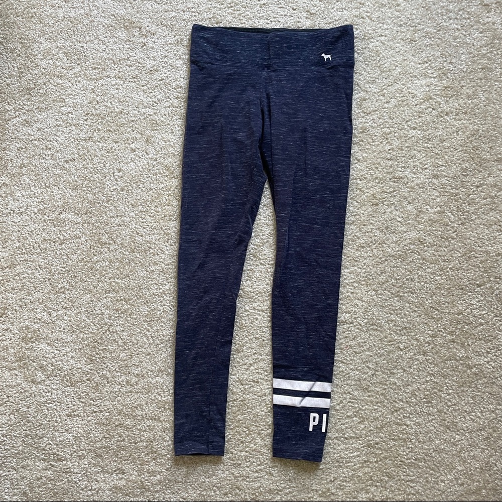 VS Pink Navy Leggings